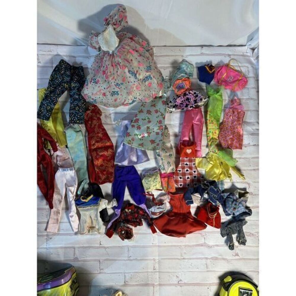 Vintage Barbie Doll (couple Ken) Clothes 1970's - 1980's Some 90's As Pictured